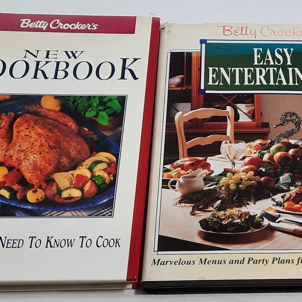 Betty Crocker's Cookbook lot for beginners- 2 cookbook lot